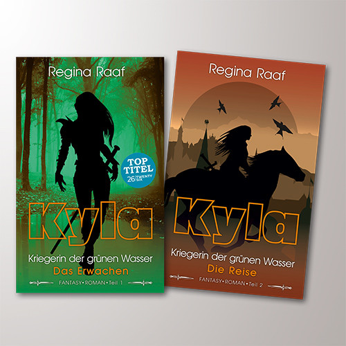 Buchumschläge KYLA – Kriegerin der grünen Wasser