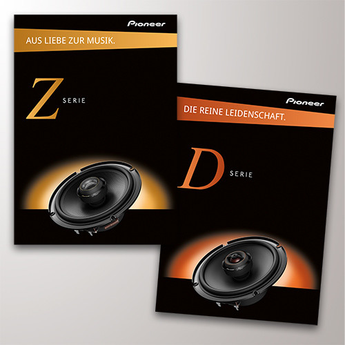 Pioneer-Prospekte Z-Serie und D-Serie